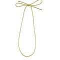 8" Gold Stretch Loop Ribbon & Bow